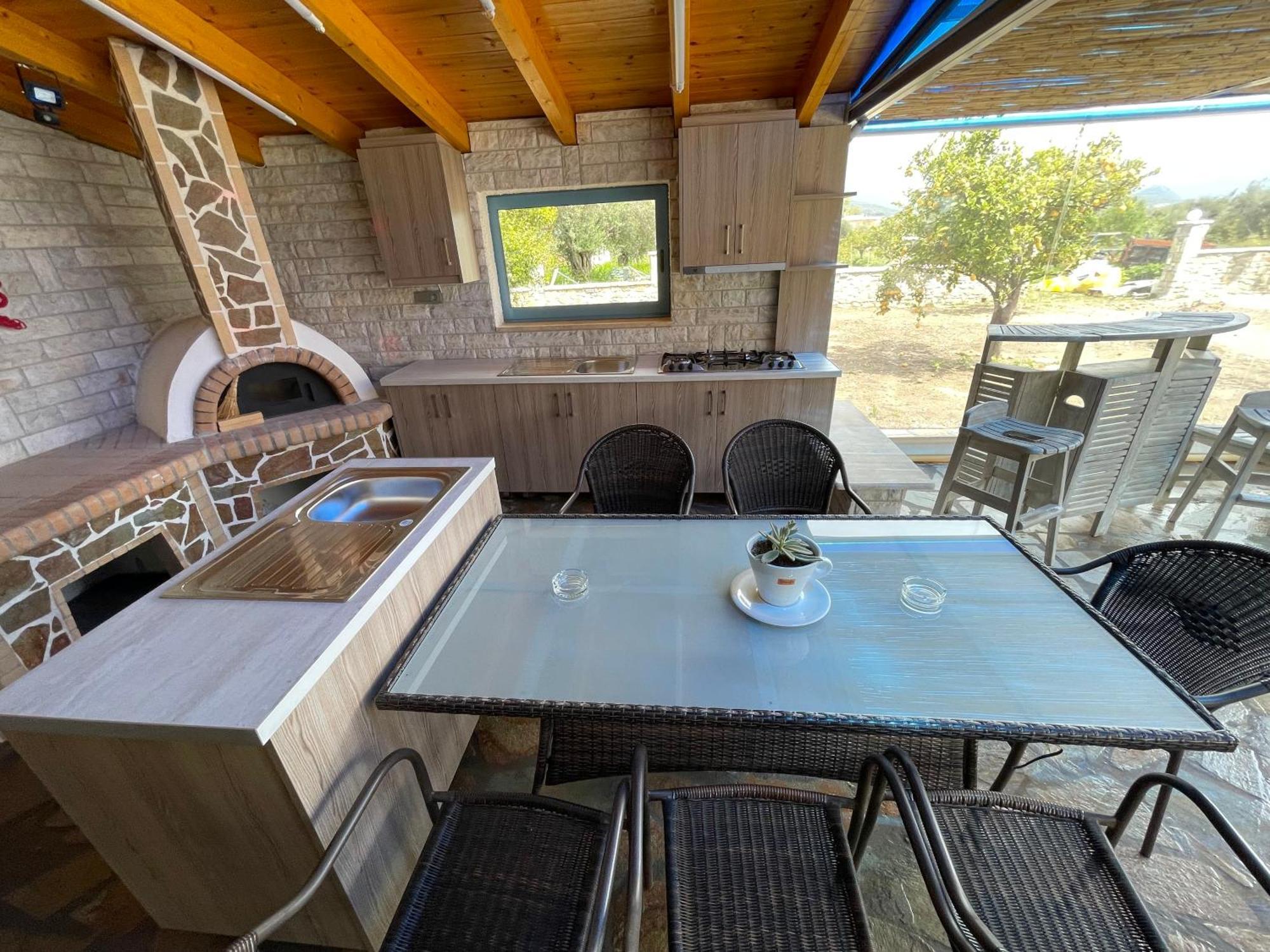 Villa βιλλα το πετρινο Stone Bild Full Equipment *